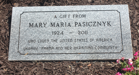 Plaque in Ukrainian Heritage Park