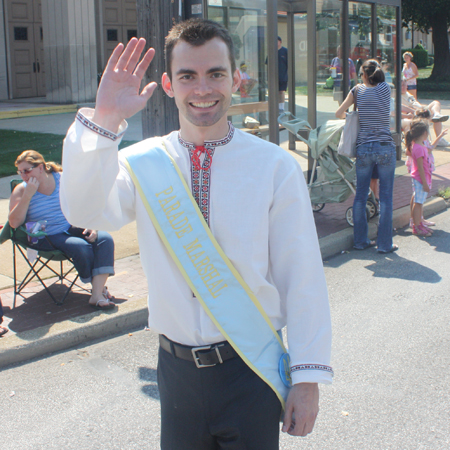 Ukrainian Parade Marshall in Parma Ohio