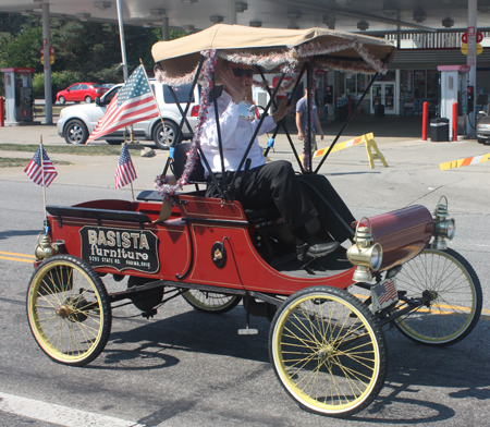 Old car at Ukraine Parade