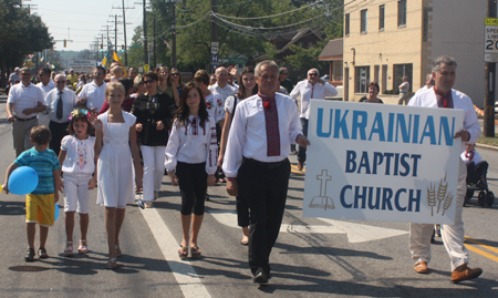 Ukrainian Parade in Parma Ohio -Ukrainian Baptist Church