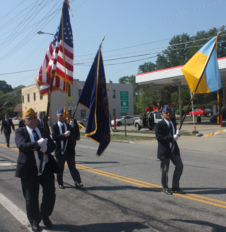 Veterans in Ukrainian Parade in parma Ohio