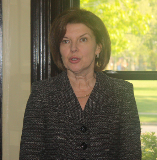 Marta Liscynesky-Kelleher, President of UZO (United Ukrainian Organizations of Ohio)