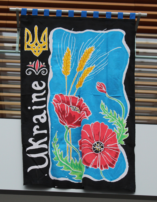 Ukraine Banner at Cleveland Museum of Art