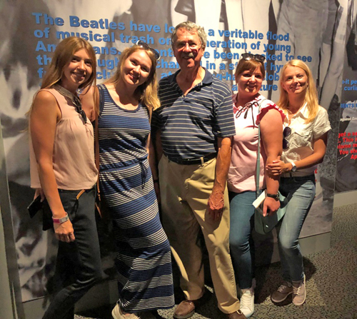 Ukrainian agricultural professors with Andy Fedynsky in the Rock and Roll Hall of Fame