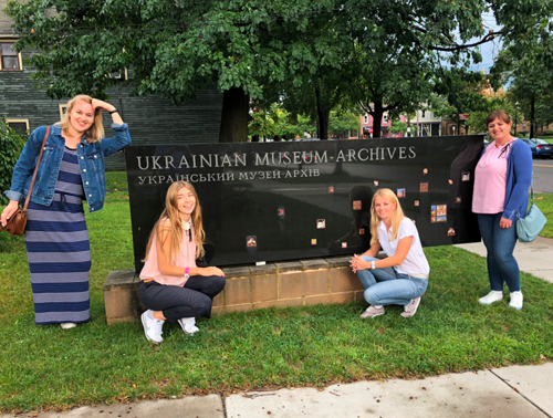 Ukrainian agriculture professors visit the Ukrainian Museum-Archives- 1202 Kenilworth Avenue 