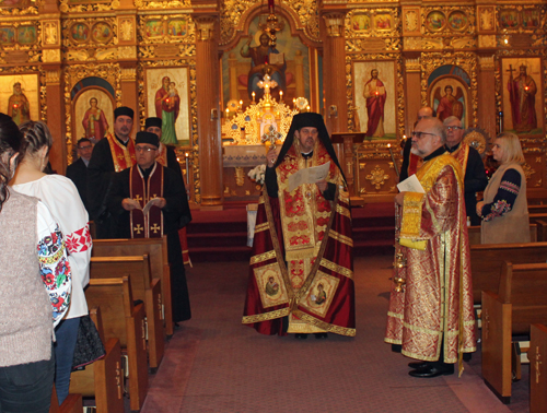 Clergy at Holodomor Church Service at St Vladimir Cathedral