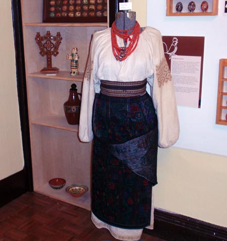 Costume from Ukraine at the Ukrainian Museum-Archives in Cleveland (photos by Dan Hanson)