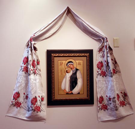 Cleveland Ukrainian Museum icon (photos by Dan Hanson)