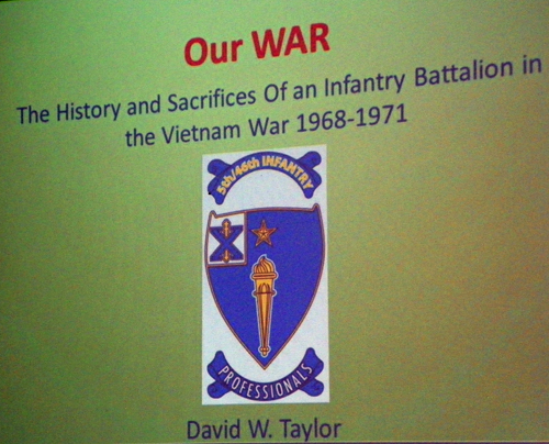 Colonel David Taylor Vietnam presentation