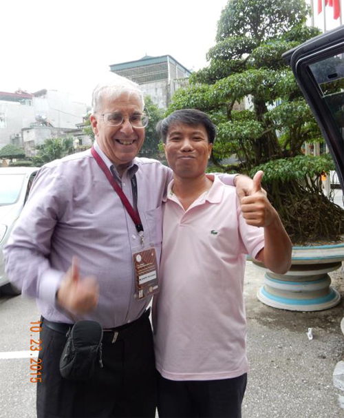 This is me and my guide and interpreter, Mr. Thinh. Versed in every aspect of the Battlefield and the history of the battle, he took me everywhere in the region.