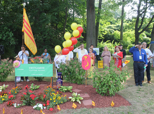 National Anthems of the US and Vietnam on One World Day in the Vietnamese Cultural Garden