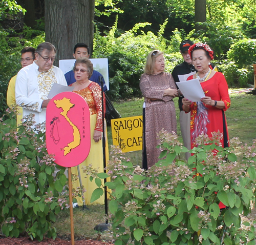 National Anthems of the US and Vietnam on One World Day in the Vietnamese Cultural Garden