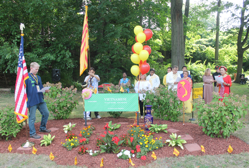 National Anthems of the US and Vietnam on One World Day in the Vietnamese Cultural Garden