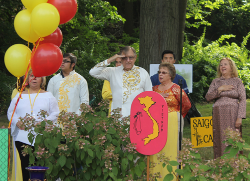 National Anthems of the US and Vietnam on One World Day in the Vietnamese Cultural Garden