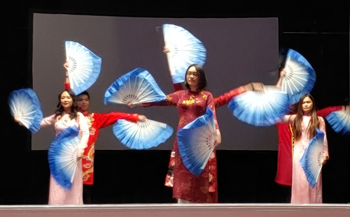 CWRU Vietnamese students perform at Tet event