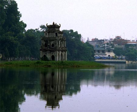 Hoan Kiem Lake in Hanoi