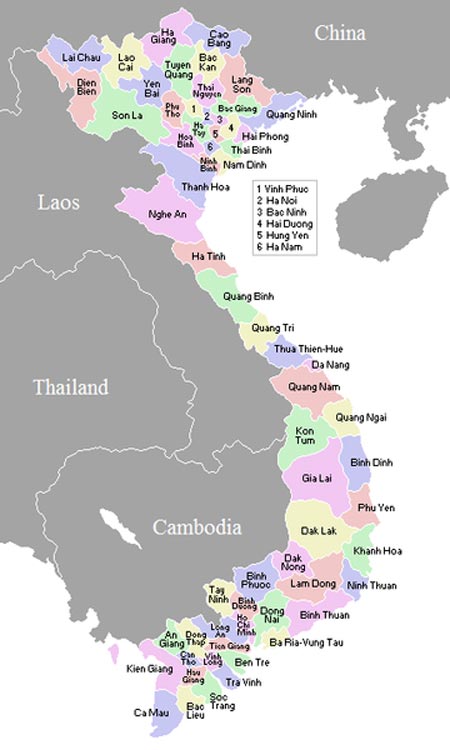 Provinces of Vietnam