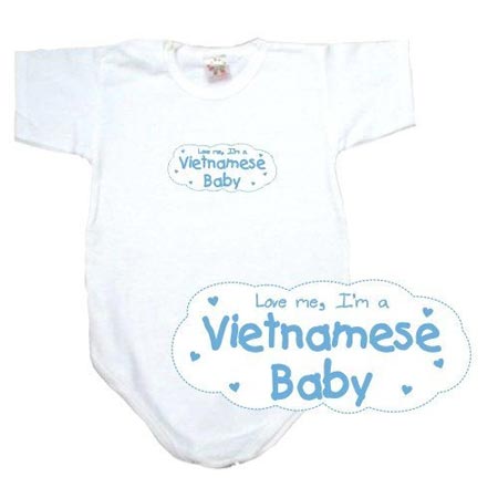 Love me I'm a Vietnames baby - onesie