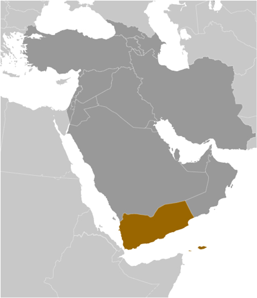 Map of Yemen