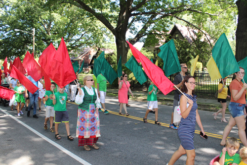 Lithuanian Cultural Garden in the Parade of Flags at 2018 One World Day