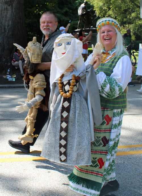 Lithuanian Cultural Garden in the Parade of Flags at 2018 One World Day