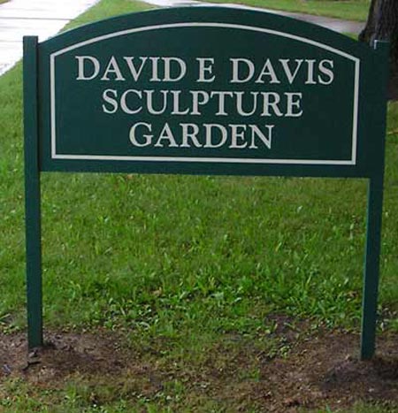 David E Davis Sculpture Garden in Cleveland Ohio