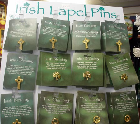 Irish items at Shamrock Cottage in Mentor