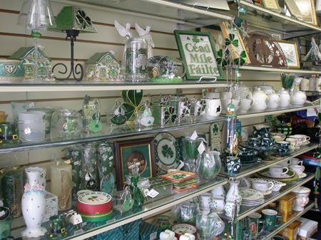 Irish items at Shamrock Cottage in Mentor