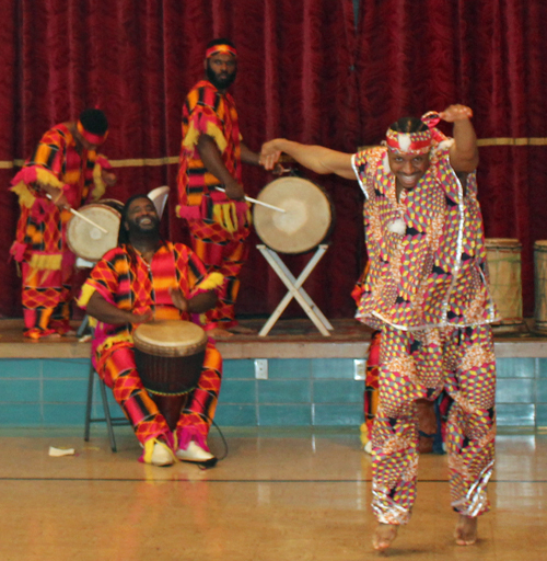 Djapo Cultural Arts Institute drummers and dancers