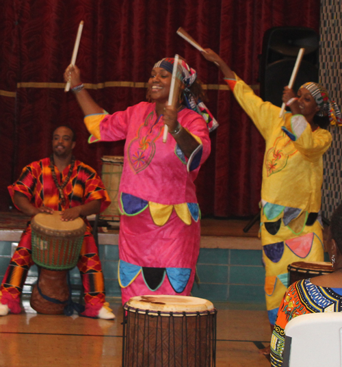 Djapo Cultural Arts Institute drummers and dancers