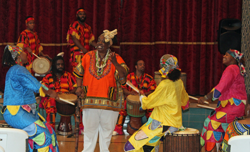 Djapo Cultural Arts Institute drummers and dancers