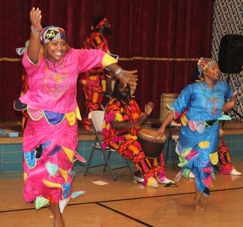 Djapo Cultural Arts Institute drummers and dancers