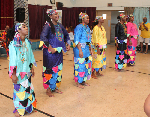 Djapo Cultural Arts Institute drummers and dancers