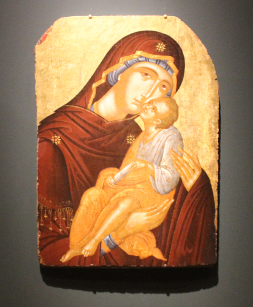 Icon of the Mother of God and Infant Christ (Virgin Eleousa),