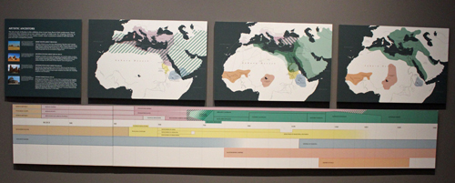 Africa and Byzantine maps and timelines