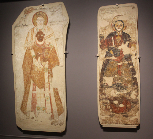 Bishop Petros protected by Saint Peter. c. 975-1000. Nubian