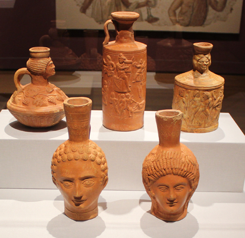 Tunisian bowls and bottles - bottle, c. AD 275-325. Tunisia, Carthage, Roman period.
