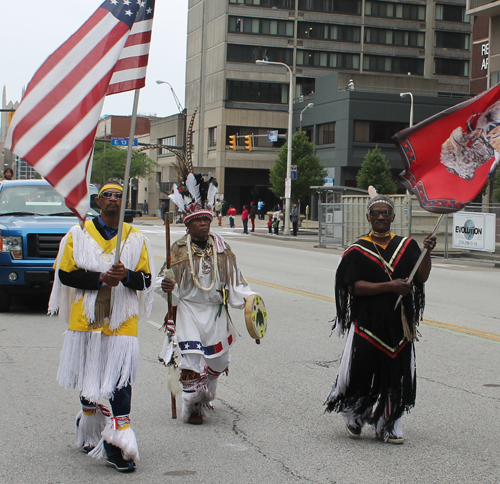 Native Americans at African-American Heritage Umoja Parade