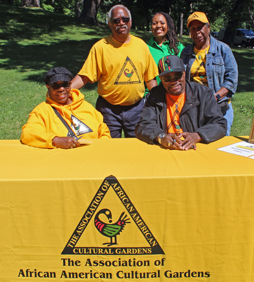 African American Cultural Garden Table