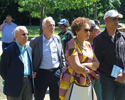 Dr. Wael Khoury, Mehmet Gencer, Judge Emmanuel Groves and Peter Laswon Jones