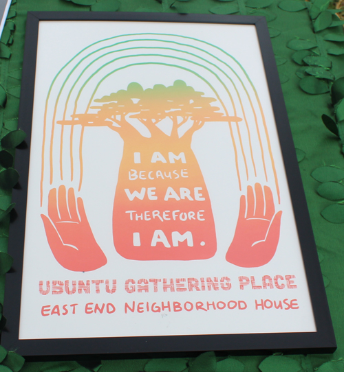 Ubuntu Gathering Space sign