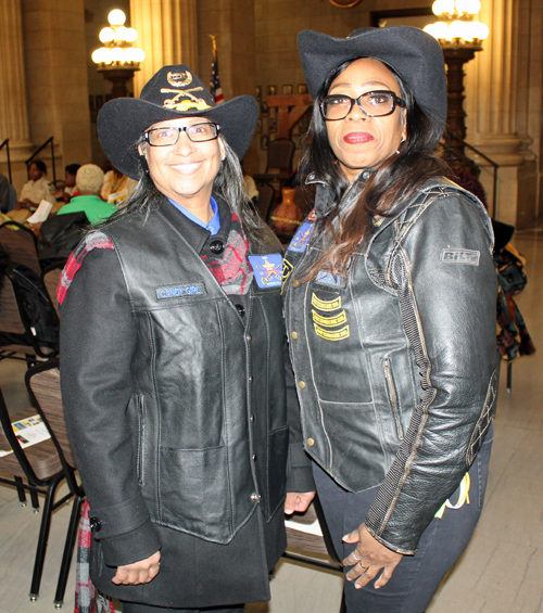 Buffalo Soldiers MC Club ladies