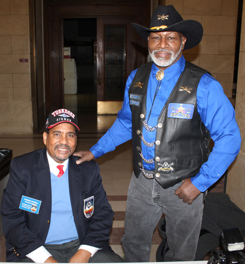 Giving Tuskegee Airmen and Buffalo Soldiers information