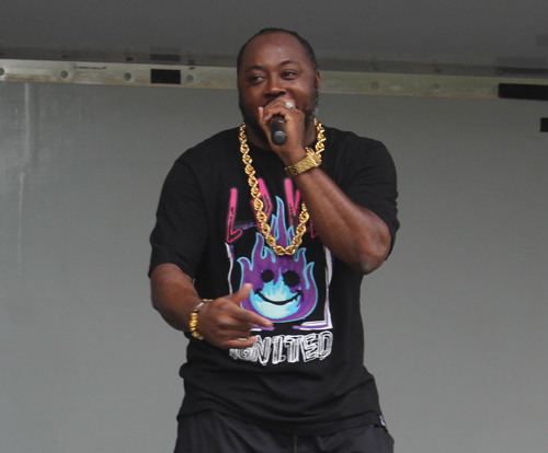 Rapper at  Glenville Festival