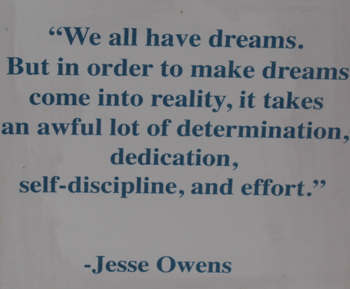 Jesse Owens quote