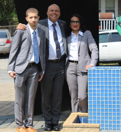 Family of the Garden Visionaries visiting the Doorway of No Return