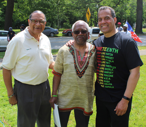 Rev. Hilton Smith, Carl Ewing and Jeff Johnson