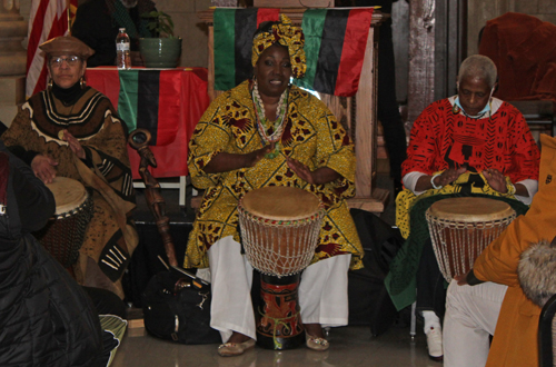 People at 54th annual Black History Celebration at Cleveland City Hall