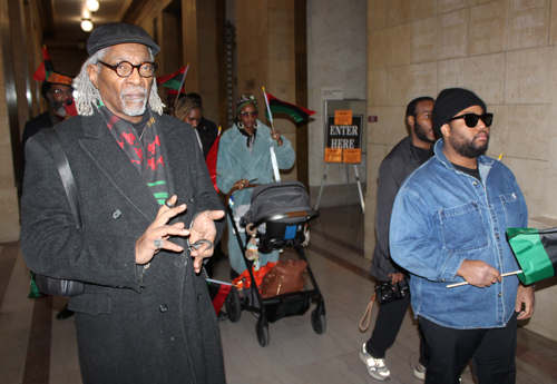 Black History Month Flag Raising in Cleveland 2024