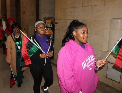 Black History Month Flag Raising in Cleveland 2024